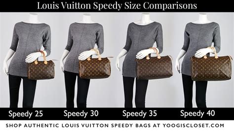 louis vuitton speedy 35 vs 40|louis Vuitton Speedy size guide.